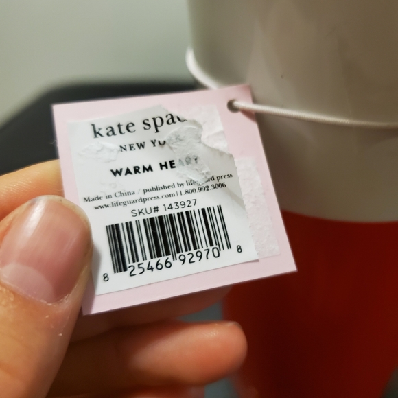 Kate Spade 16 oz Thermal Mug Cold Hands Warm Heart β€οΈ - Picture 8 of 8